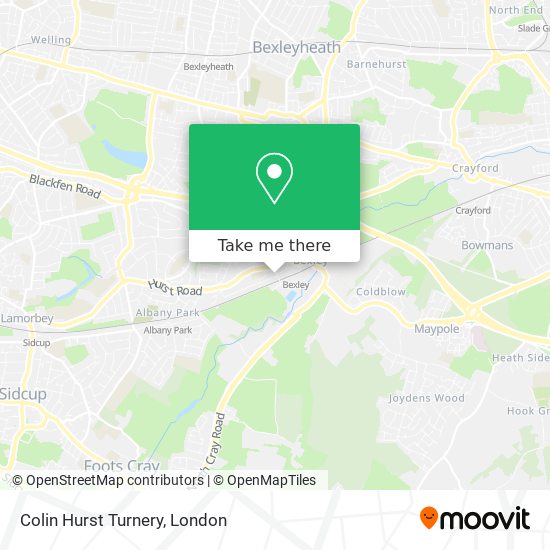 Colin Hurst Turnery map