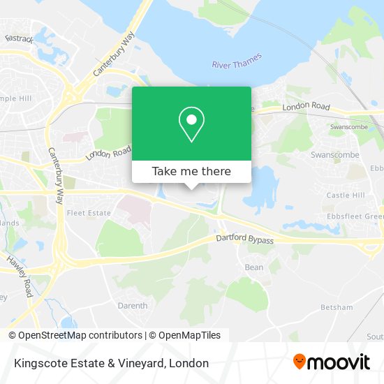 Kingscote Estate & Vineyard map
