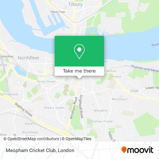 Meopham Cricket Club map