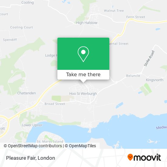 Pleasure Fair map