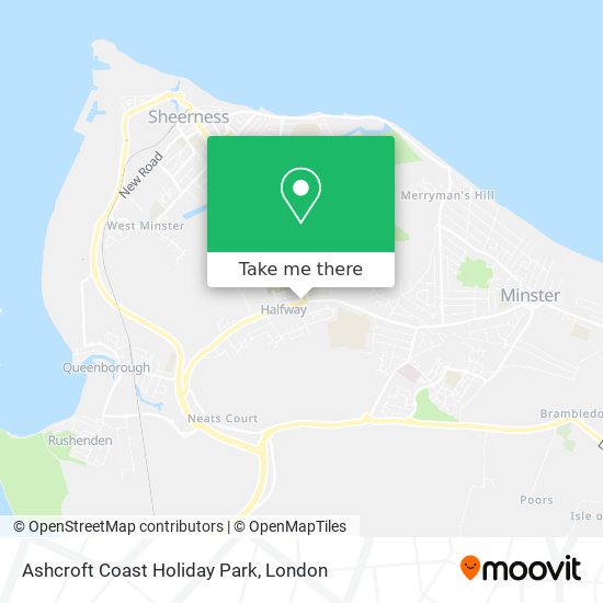 Ashcroft Coast Holiday Park map