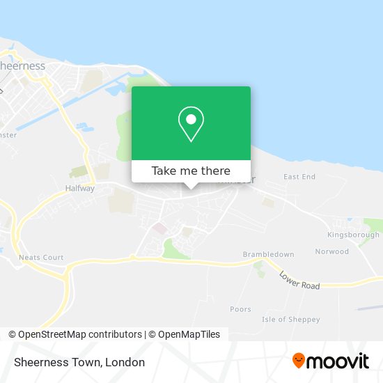 Sheerness Town map