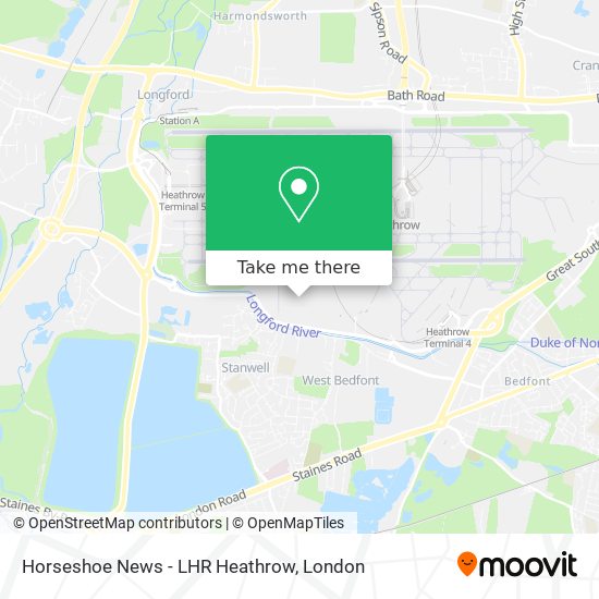 Horseshoe News - LHR Heathrow map