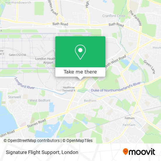 Signature Flight Support map