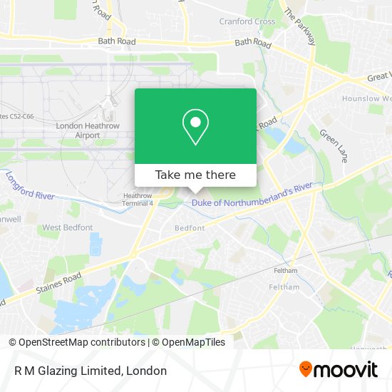 R M Glazing Limited map