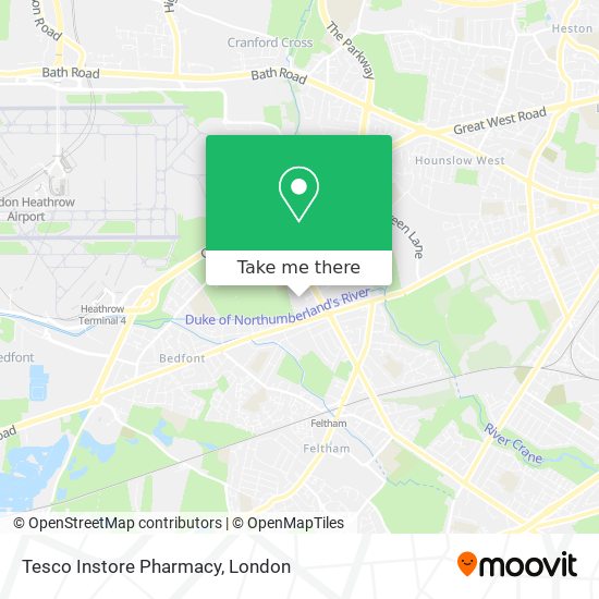 Tesco Instore Pharmacy map