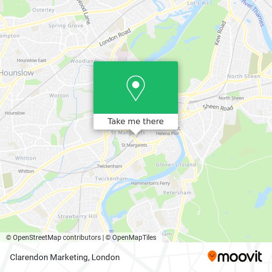 Clarendon Marketing map