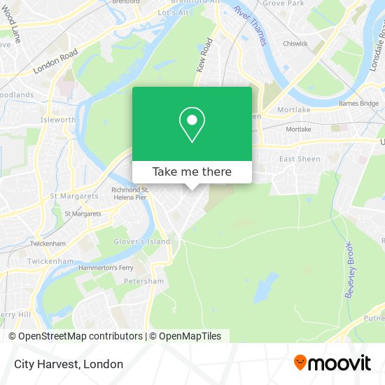 City Harvest map
