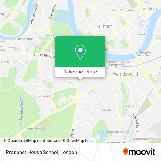 Prospect House School map