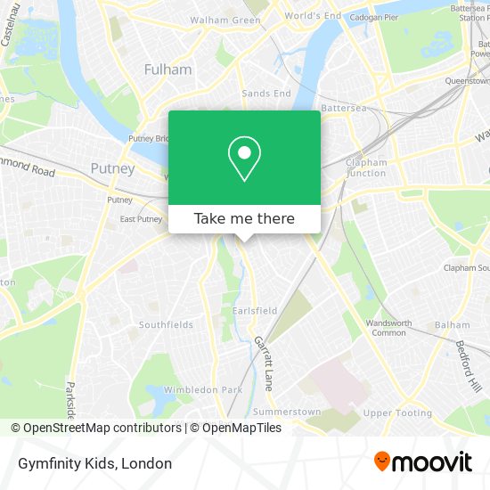 Gymfinity Kids map