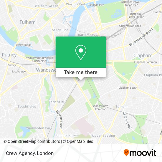 Crew Agency map
