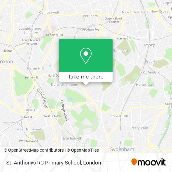 St. Anthonys RC Primary School map