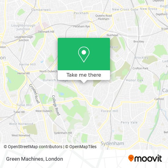 Green Machines map