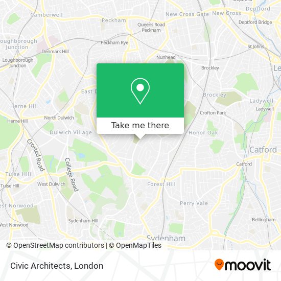 Civic Architects map