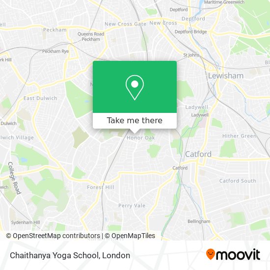 Chaithanya Yoga School map