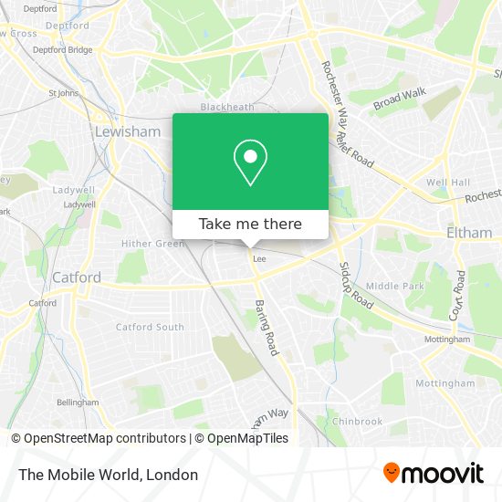 The Mobile World map
