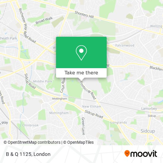 B & Q 1125 map