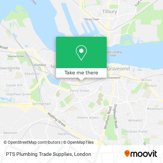 PTS Plumbing Trade Supplies map