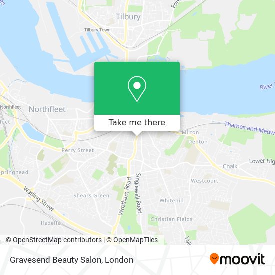 Gravesend Beauty Salon map