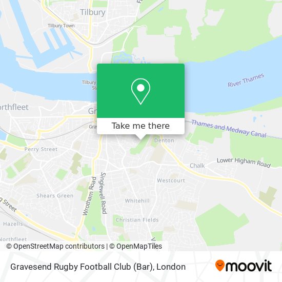 Gravesend Rugby Football Club (Bar) map