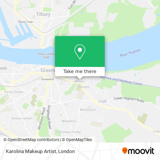 Karolina Makeup Artist map