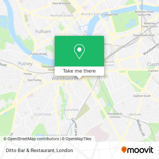 Ditto Bar & Restaurant map