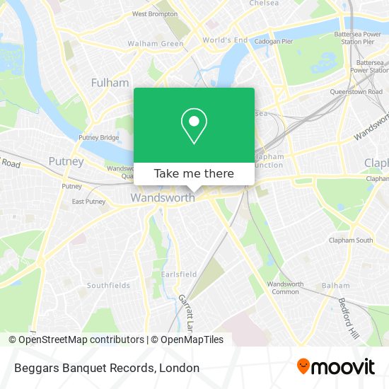 Beggars Banquet Records map