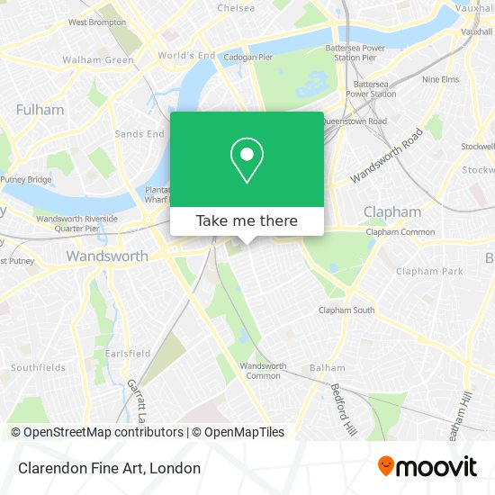Clarendon Fine Art map