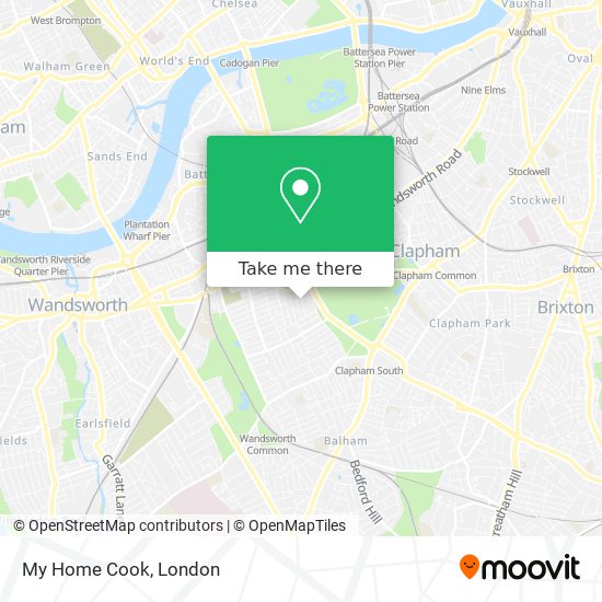 My Home Cook map