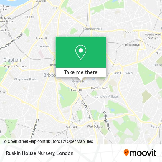 Ruskin House Nursery map