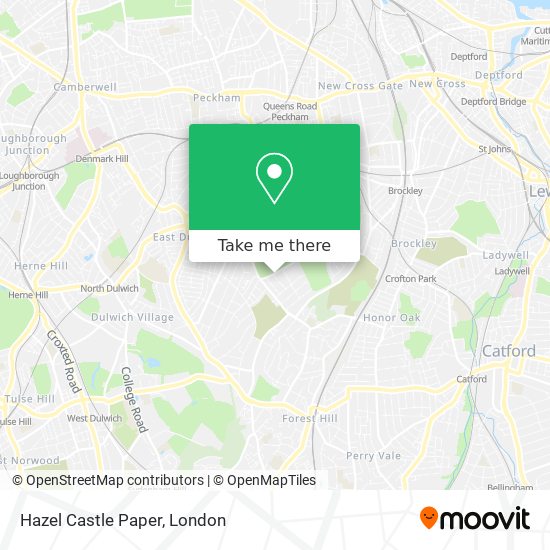 Hazel Castle Paper map