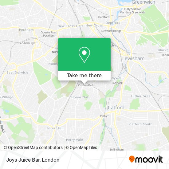 Joys Juice Bar map