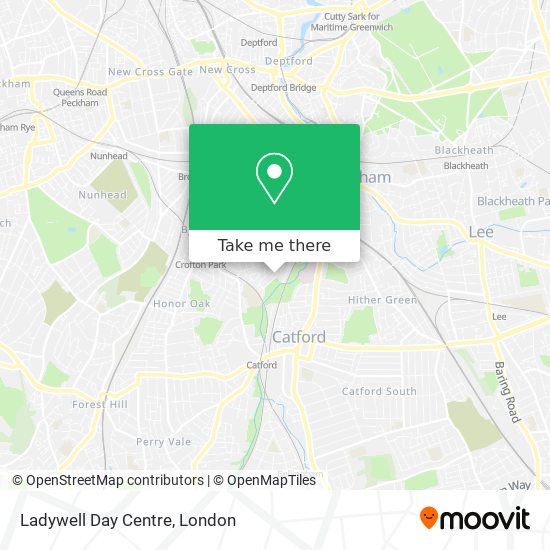 Ladywell Day Centre map