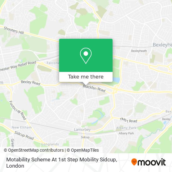 Motability Scheme At 1st Step Mobility Sidcup map