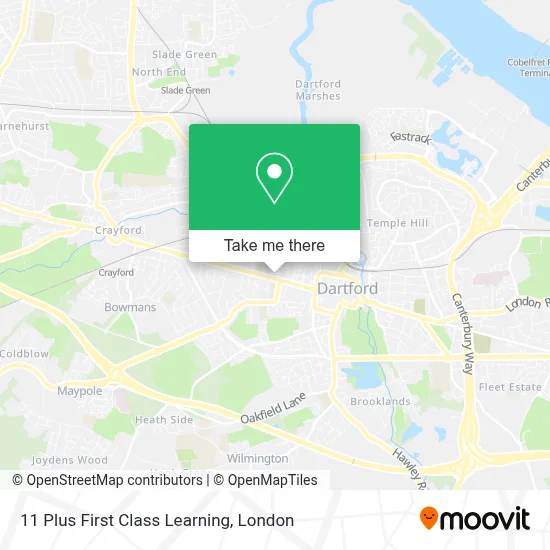 11 Plus First Class Learning map