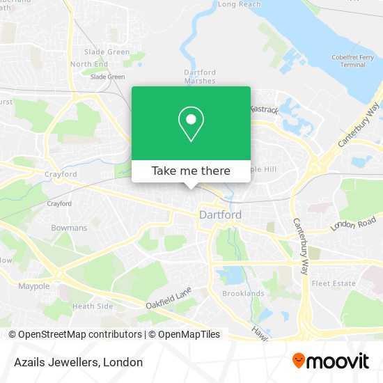 Azails Jewellers map