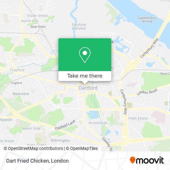 Dart Fried Chicken map