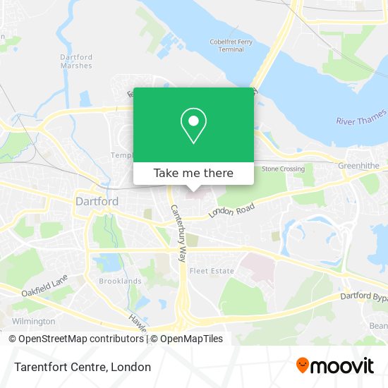 Tarentfort Centre map