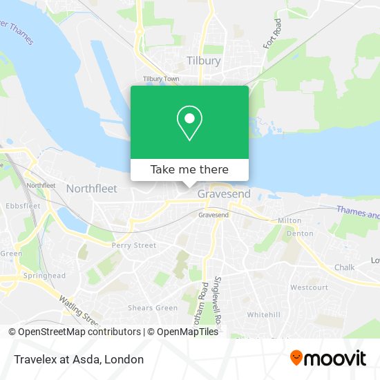 Travelex at Asda map