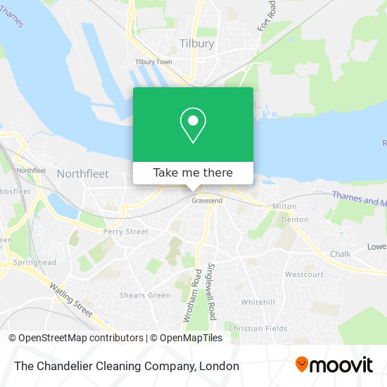 The Chandelier Cleaning Company map