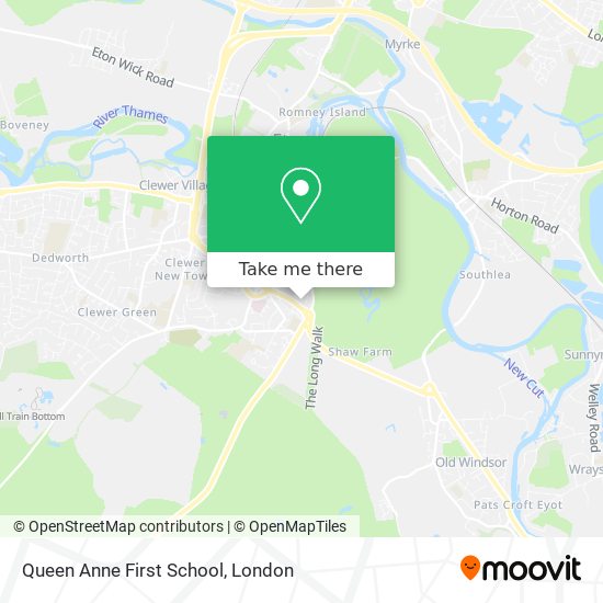 Queen Anne First School map
