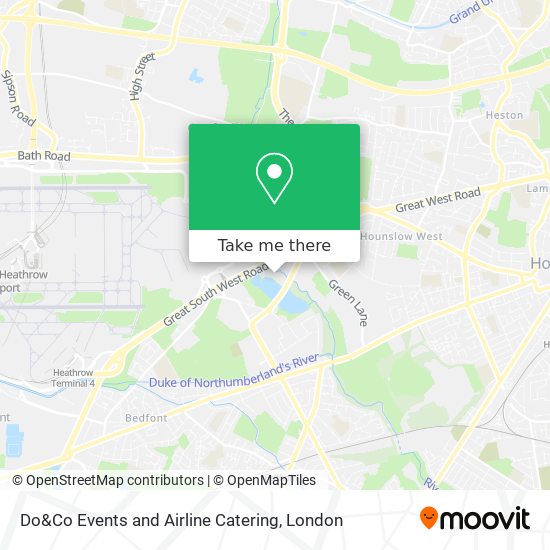 Do&Co Events and Airline Catering map