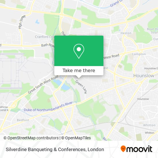 Silverdine Banqueting & Conferences map