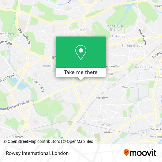 Rowsy International map