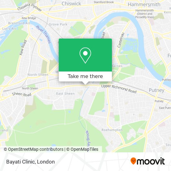 Bayati Clinic map