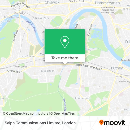 Saiph Communications Limited map