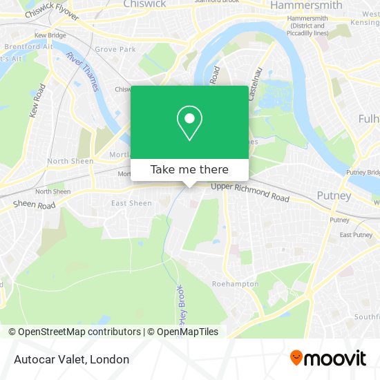 Autocar Valet map