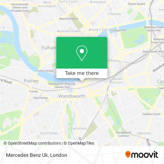 Mercedes Benz Uk map
