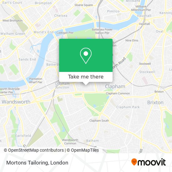 Mortons Tailoring map