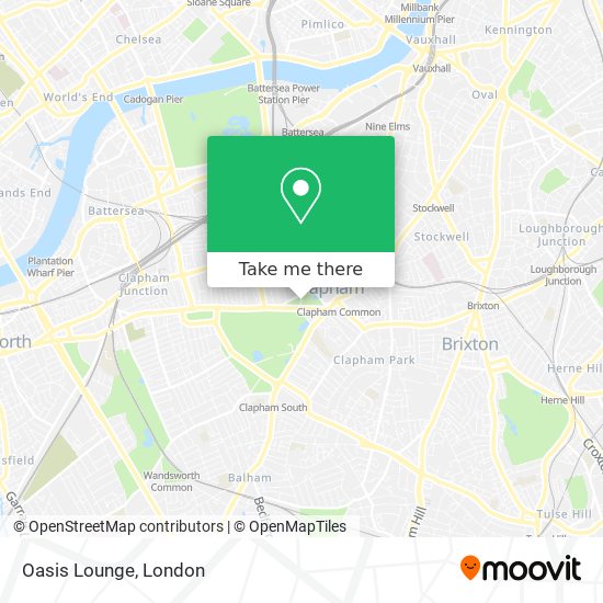 Oasis Lounge map